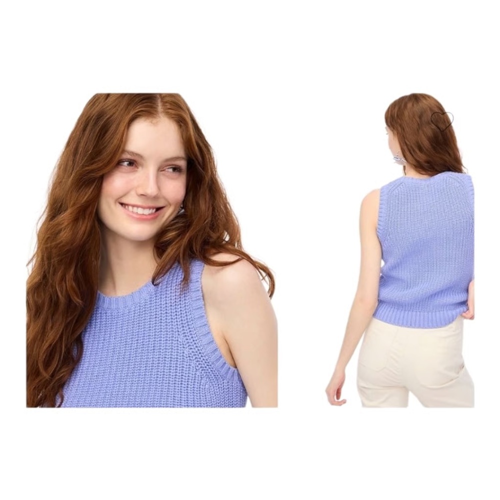 J. Crew Factory Sweater Vest in Fresh Orchid